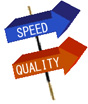 speedとquality speedとquality
