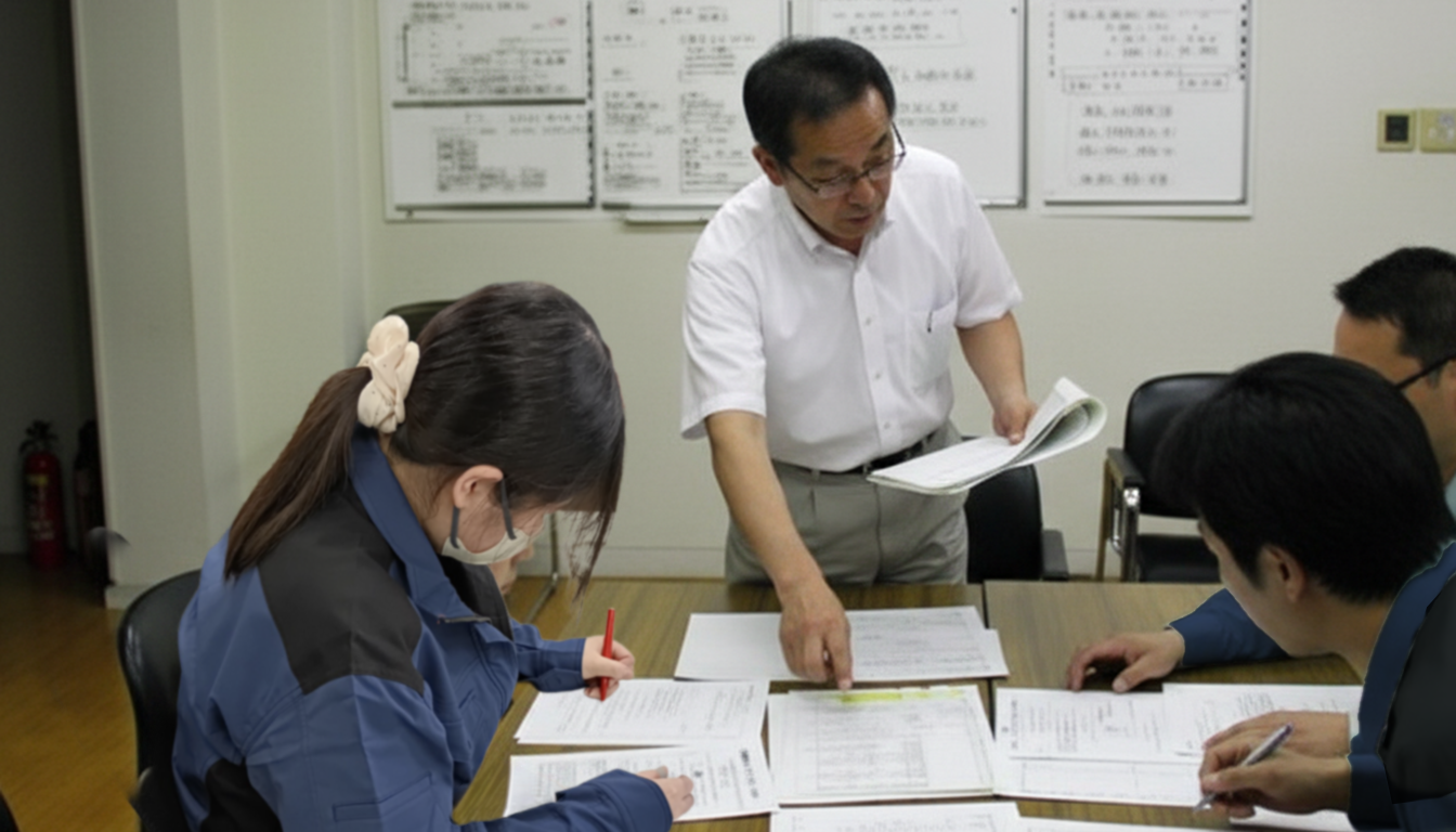 作業員レクチャー