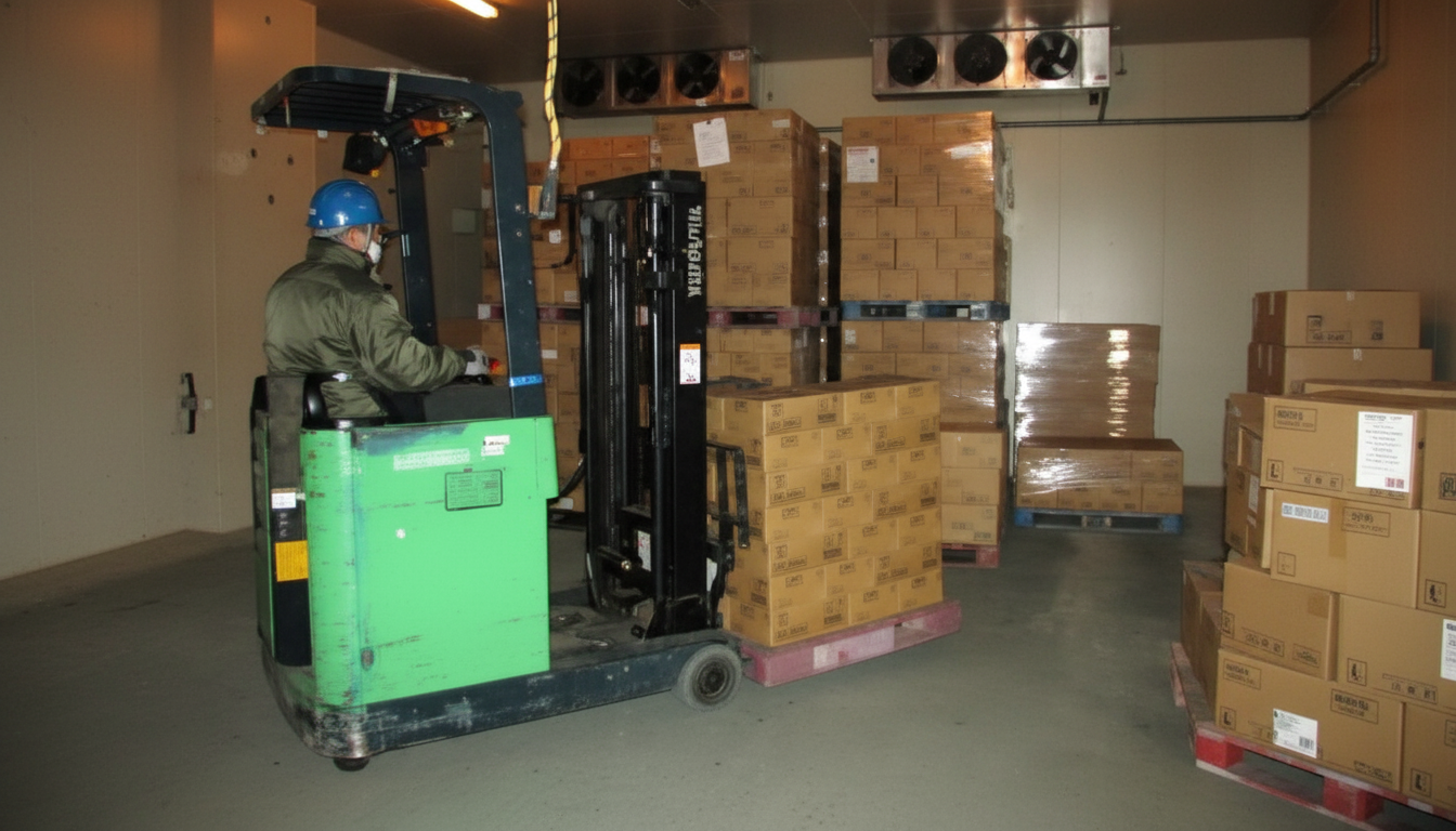 冷蔵倉庫内写真